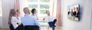 Corporate Meeting Room with Group of People